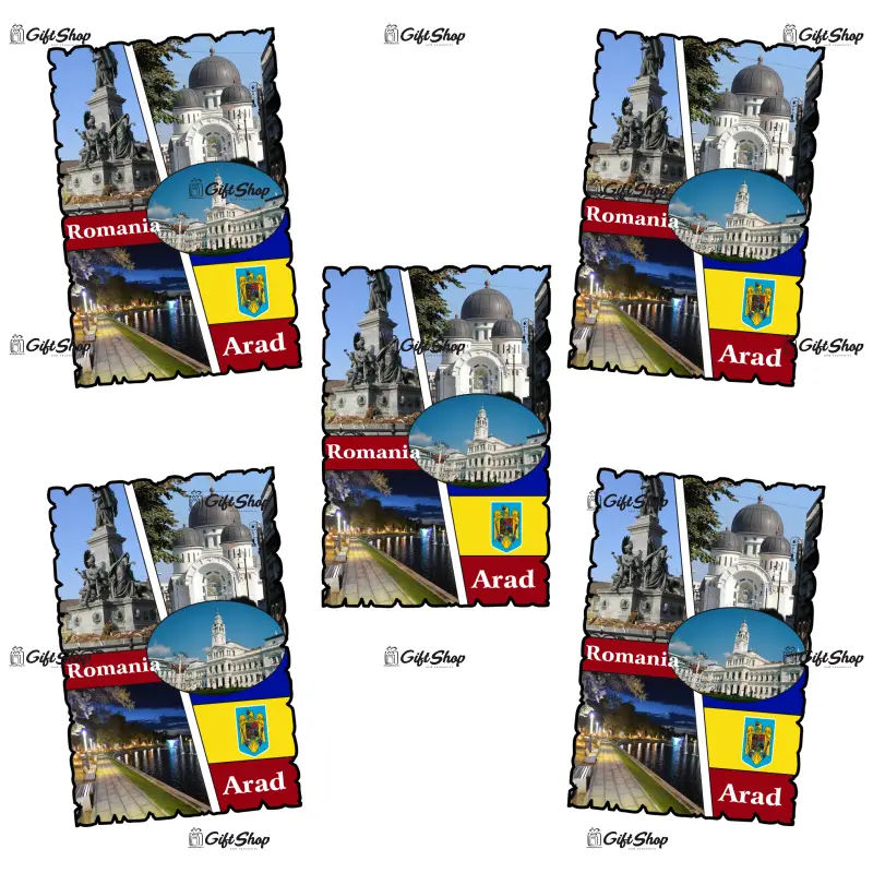 Arad romania, magnet frigider mgs034